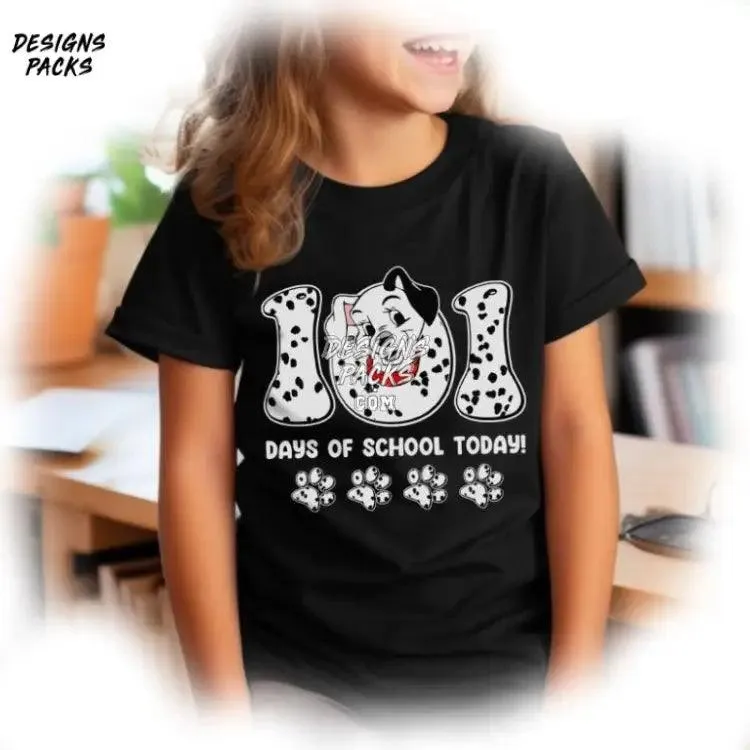 101 Days of School Dalmatian Dog 100th Day Of School 101 Days of School Today PNG Design