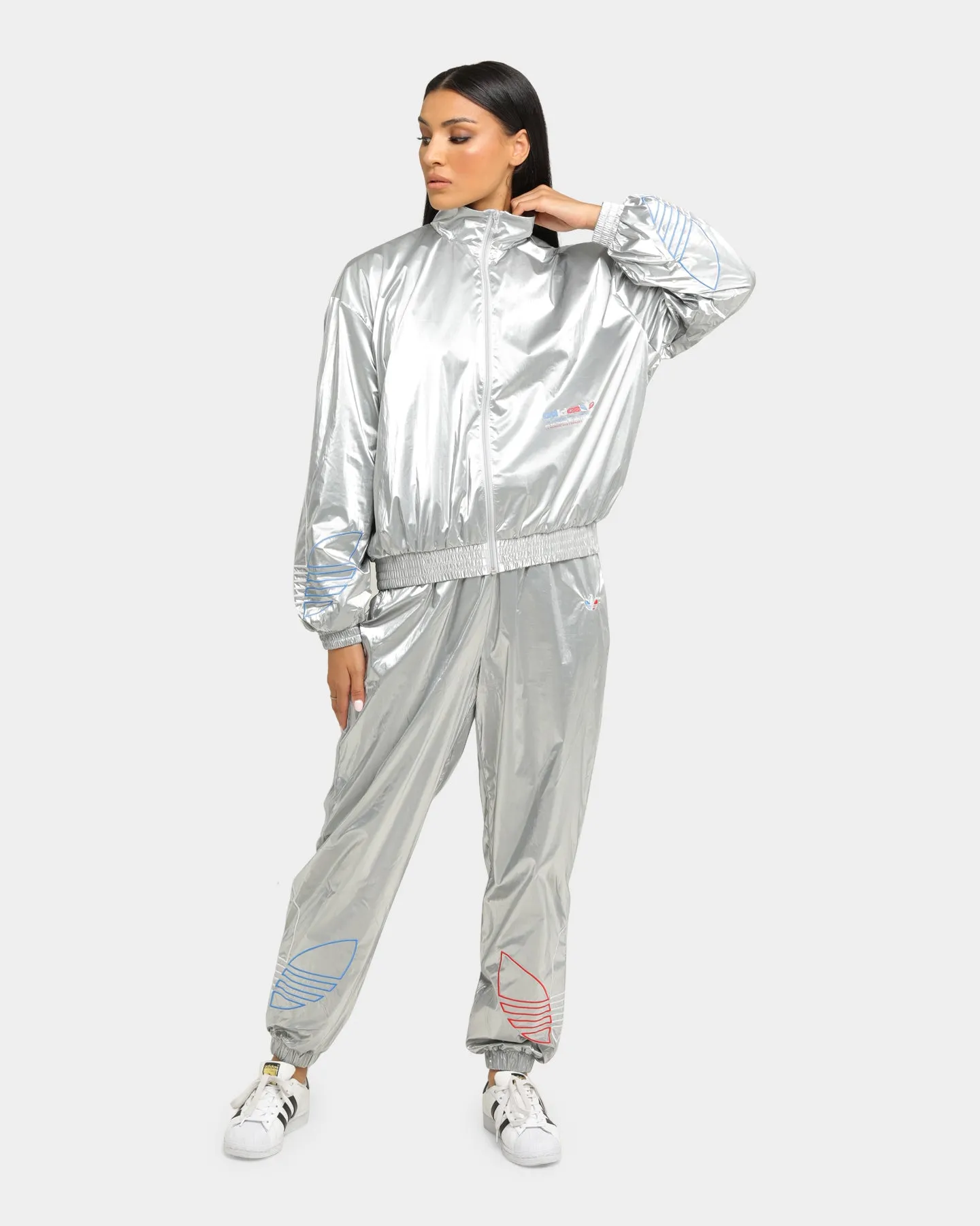 Adidas Women's Japona Track Jacket Metallic Silver