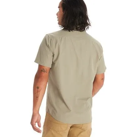 Aerobora short sleeve shirt men's Marmot, Vetiver color