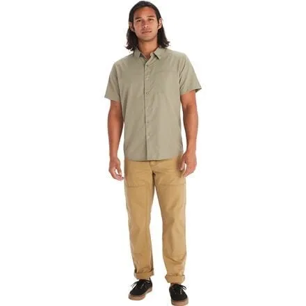 Aerobora short sleeve shirt men's Marmot, Vetiver color