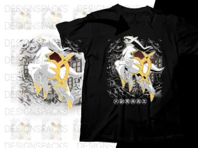 Arceus Anime Art Design Graphic Png Digital Download