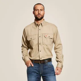 Ariat Mens FR Solid Vent Work Shirt Style 10025402