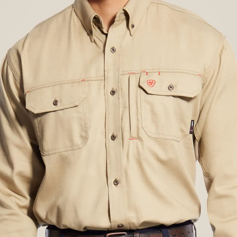 Ariat Mens FR Solid Vent Work Shirt Style 10025402