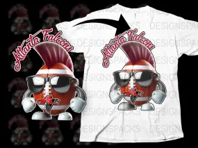 Atlanta Falcons Cartoon Character Graphic Png Digital Download