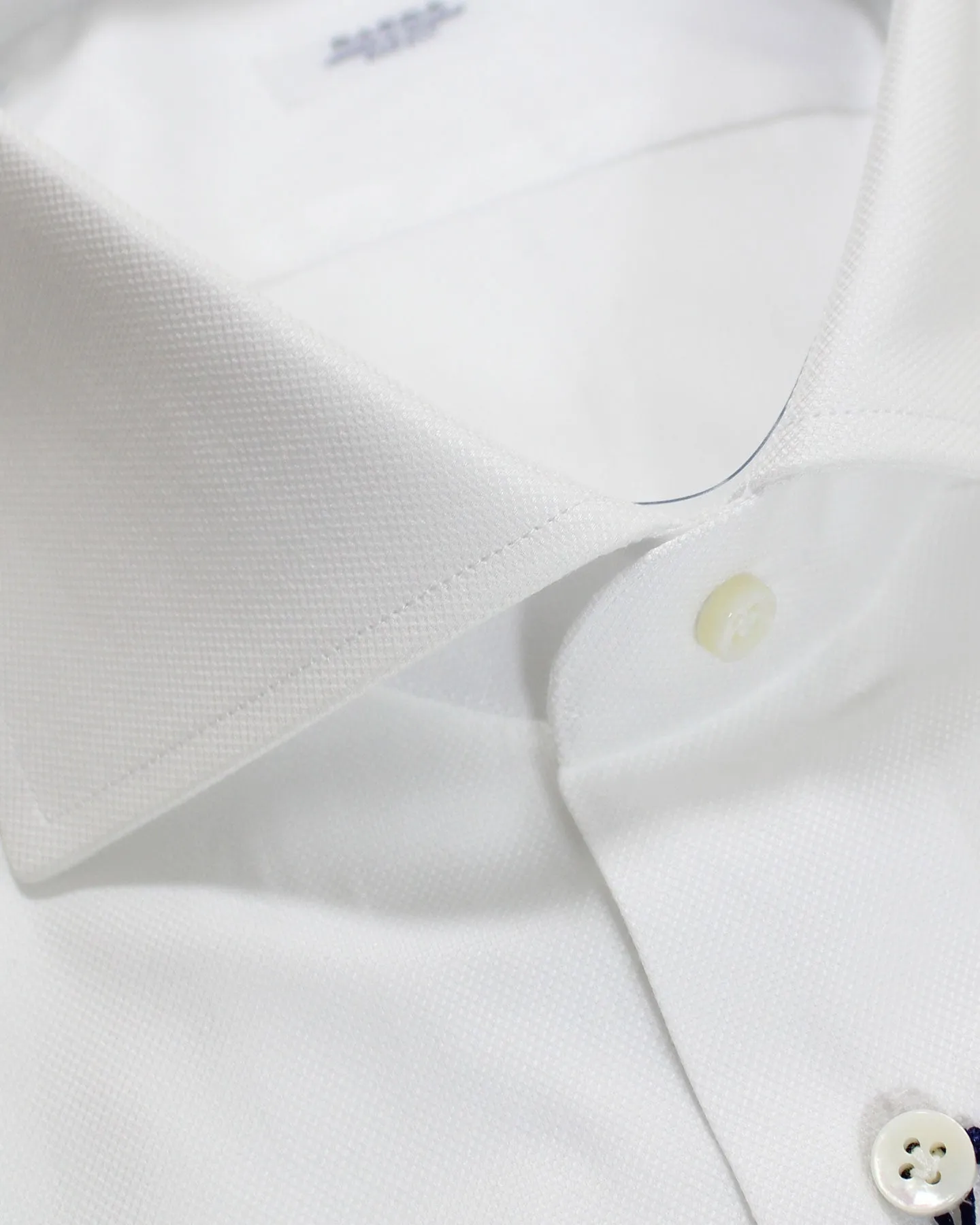 Barba Dress Shirt White 46 - 18 1/2 Modern Fit