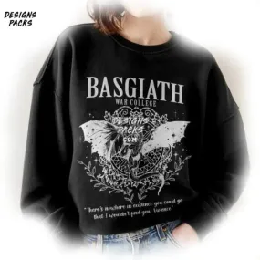 Basgiath War College The Empyrean Series Fourth Wing Merch PNG Design