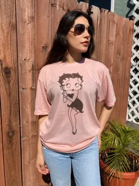 Betty Boop Retro Vintage Graphic Design T-shirt