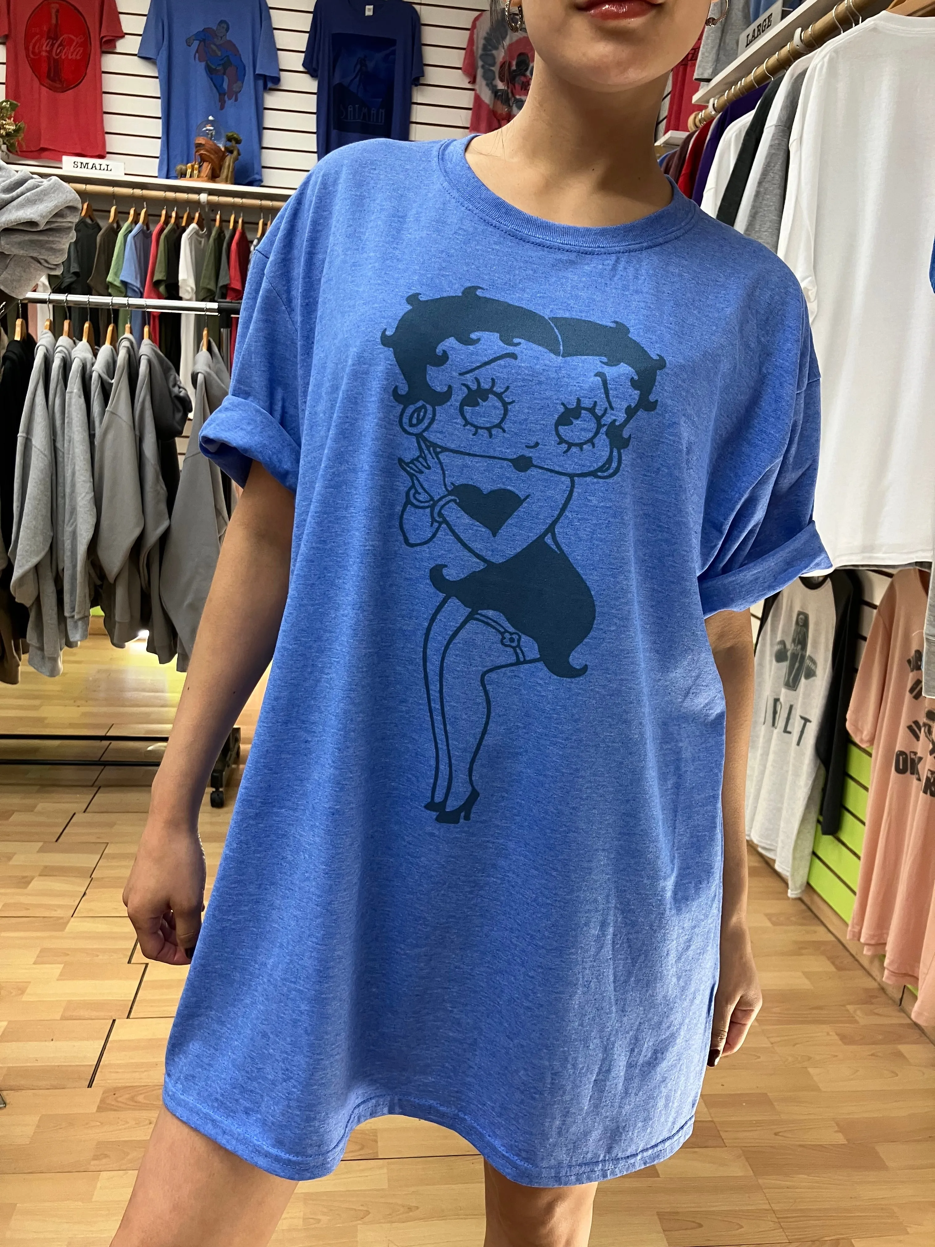 Betty Boop Retro Vintage Graphic Design T-shirt