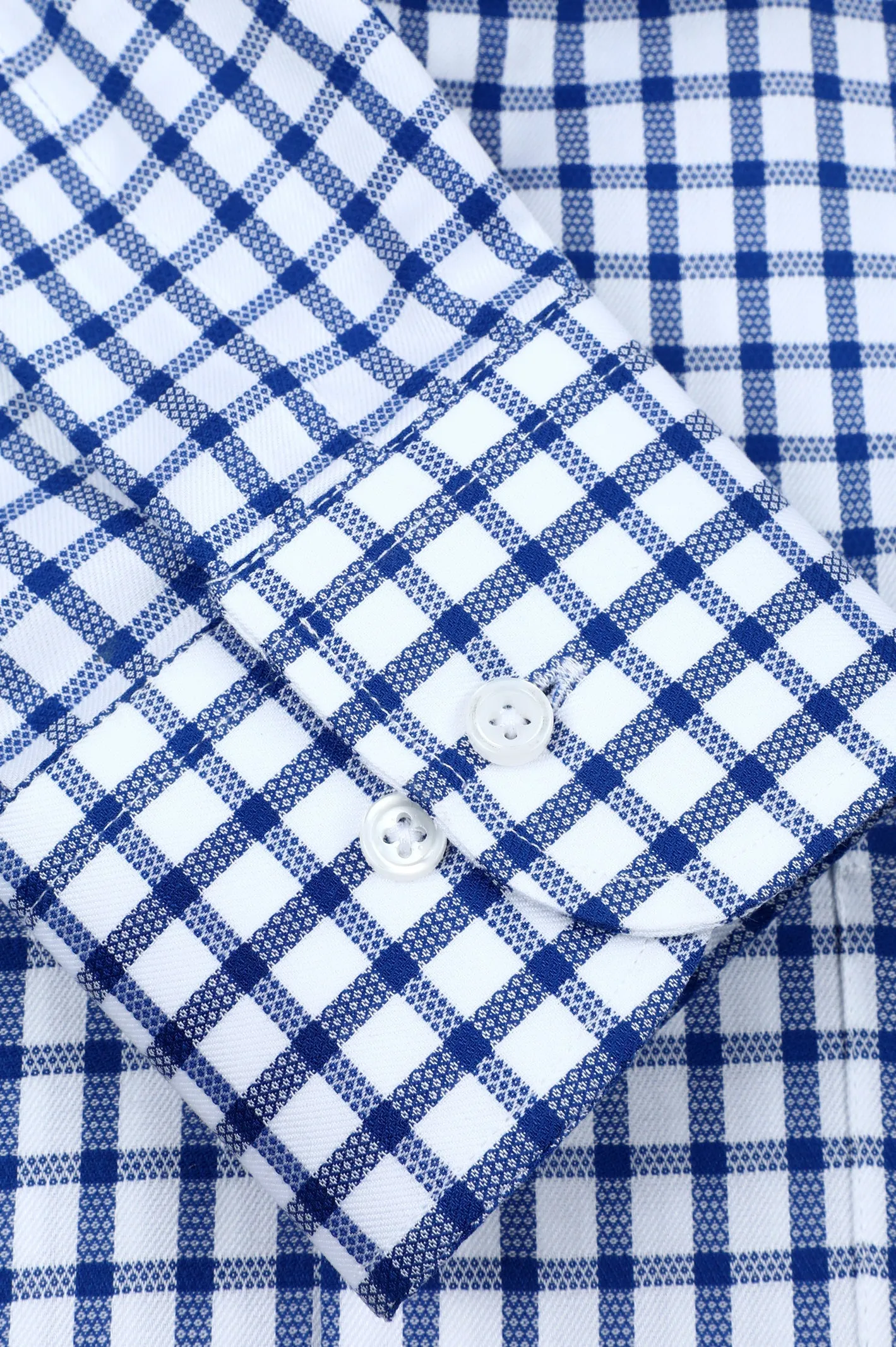 Blue Checkered Formal Luxury Shirt