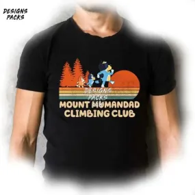 Bluey Mom Dad Life Family and Friends Bluey Mum Dad Climbing Club PNG Design