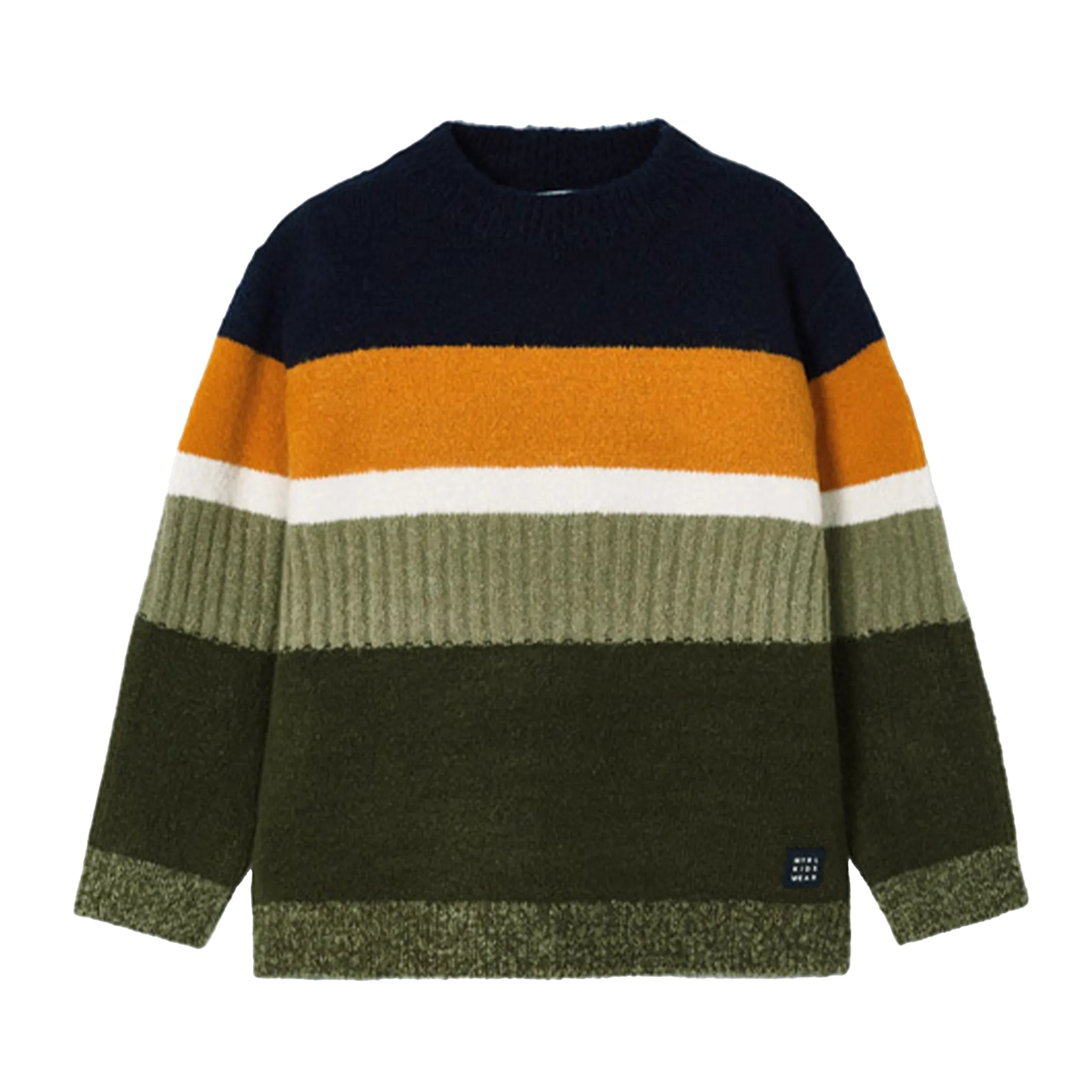 Boys Striped Block Jumper For Kids