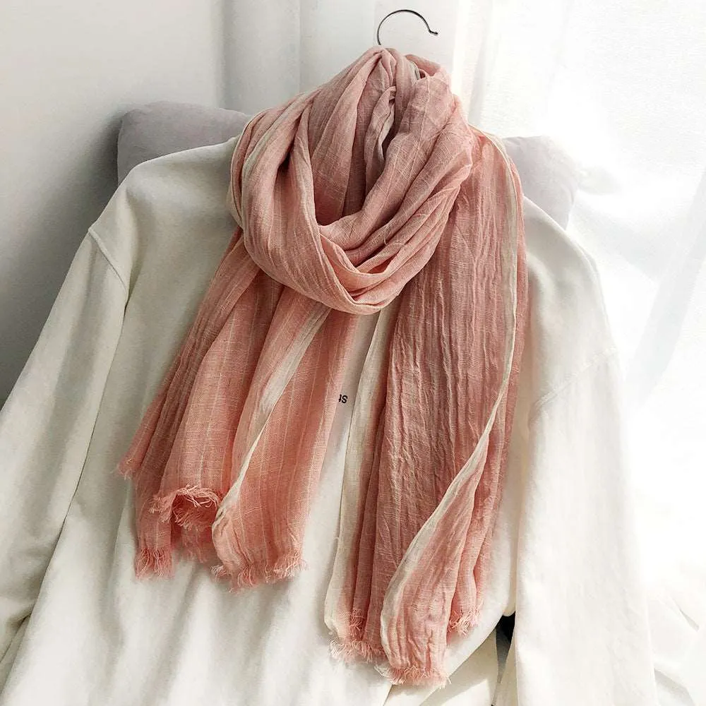 Chic Striped Scarf Shawl - Autumn & Winter Essential