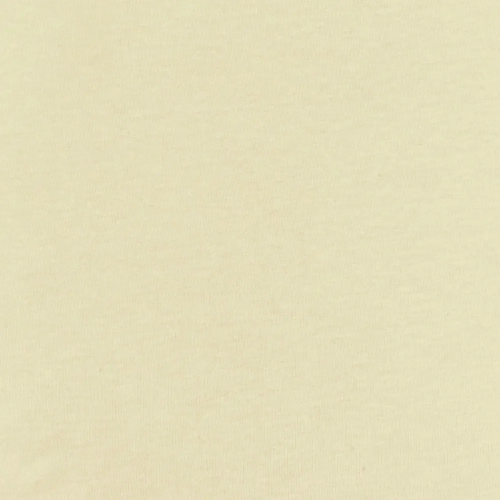 Cream Ivory Solid Stretch 1x1 Rib Knit Fabric