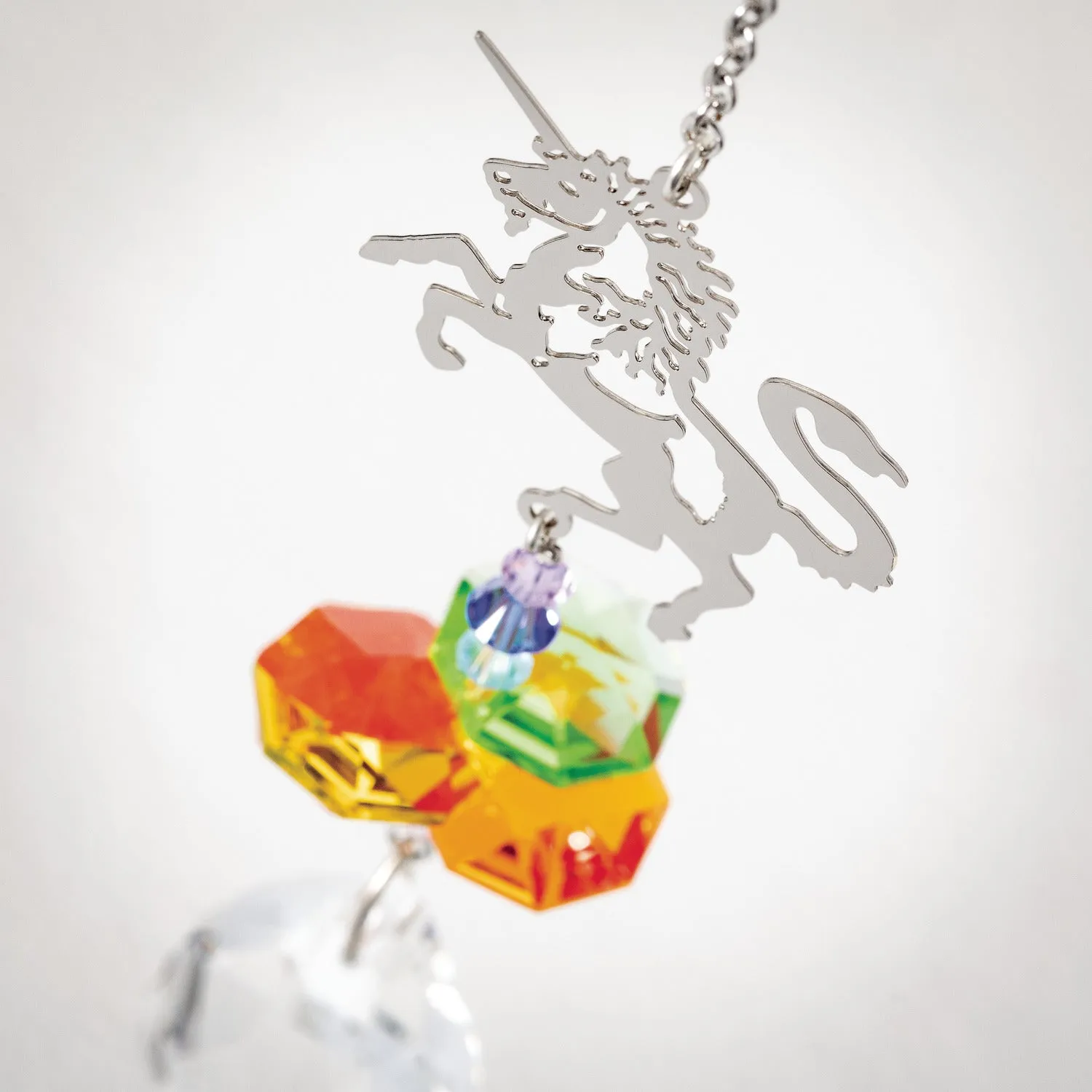 Crystal Fantasy Suncatcher - Unicorn