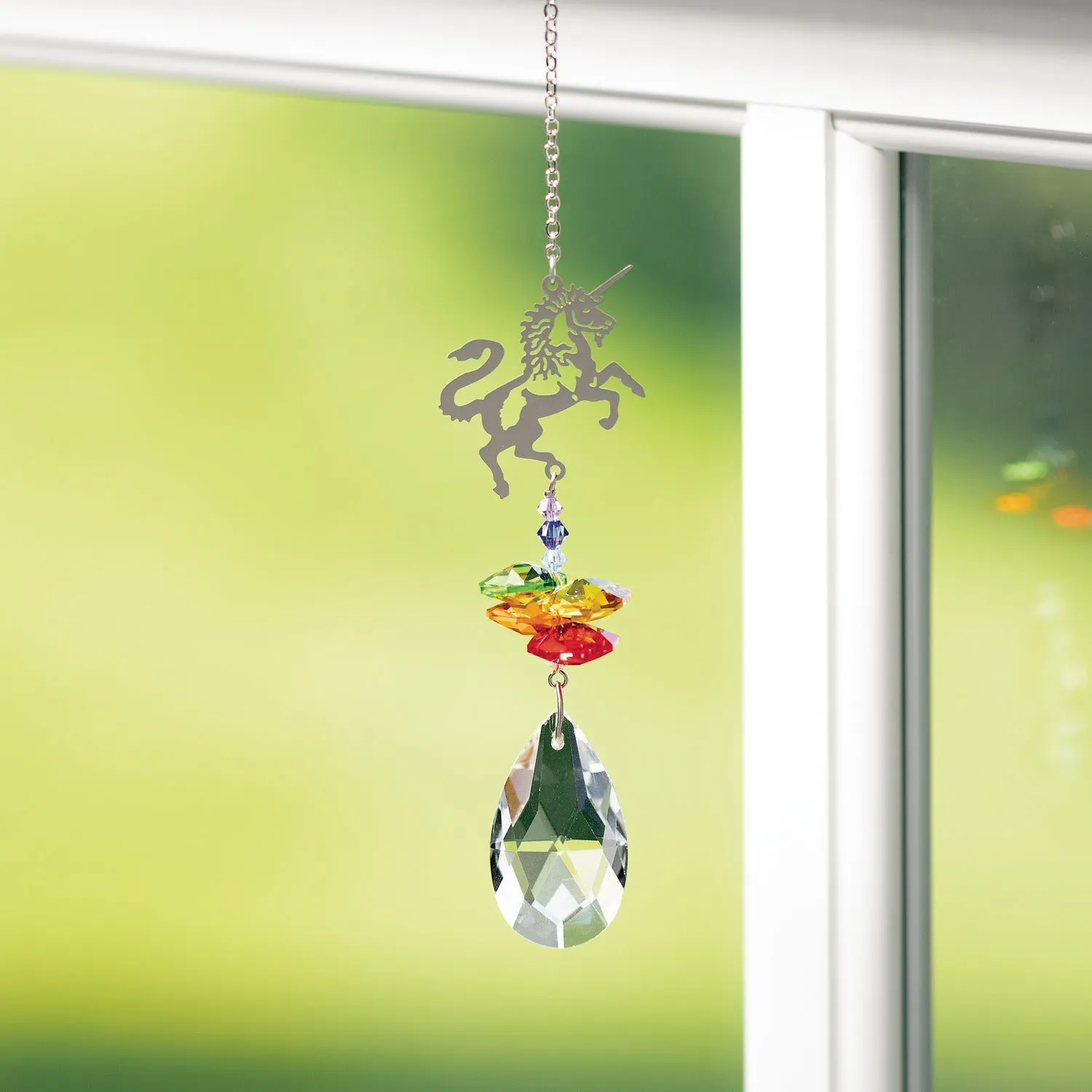 Crystal Fantasy Suncatcher - Unicorn