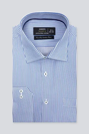 Dark Blue Bengal Stripe Formal Men Shirt