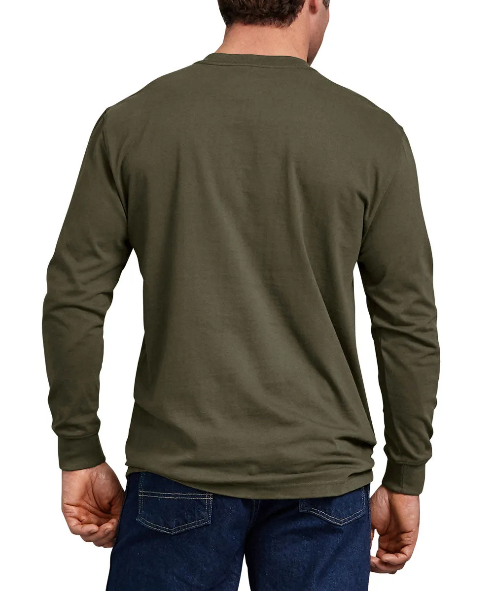 Dickies Heavyweight Long Sleeve Pocket T-shirt - Military Green