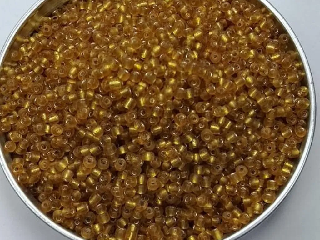 Golden Brown Round Rocaille Glass Seed Beads- 2 mm (Wholesale)