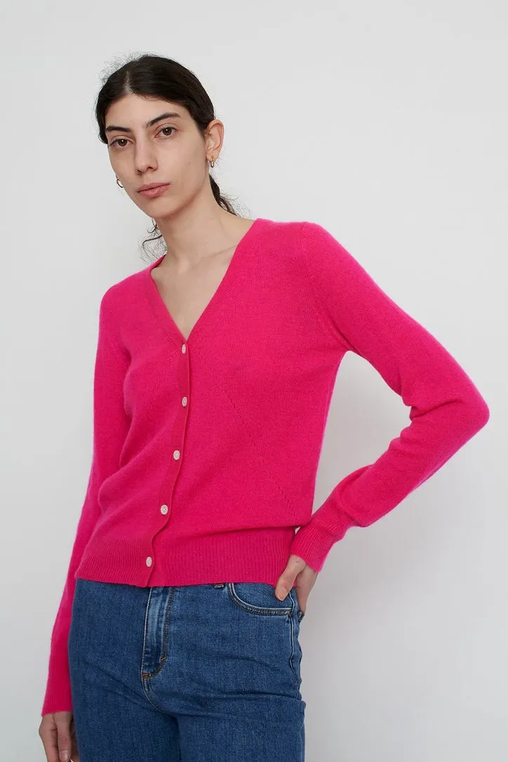 Grace Cardigan, Hot Pink