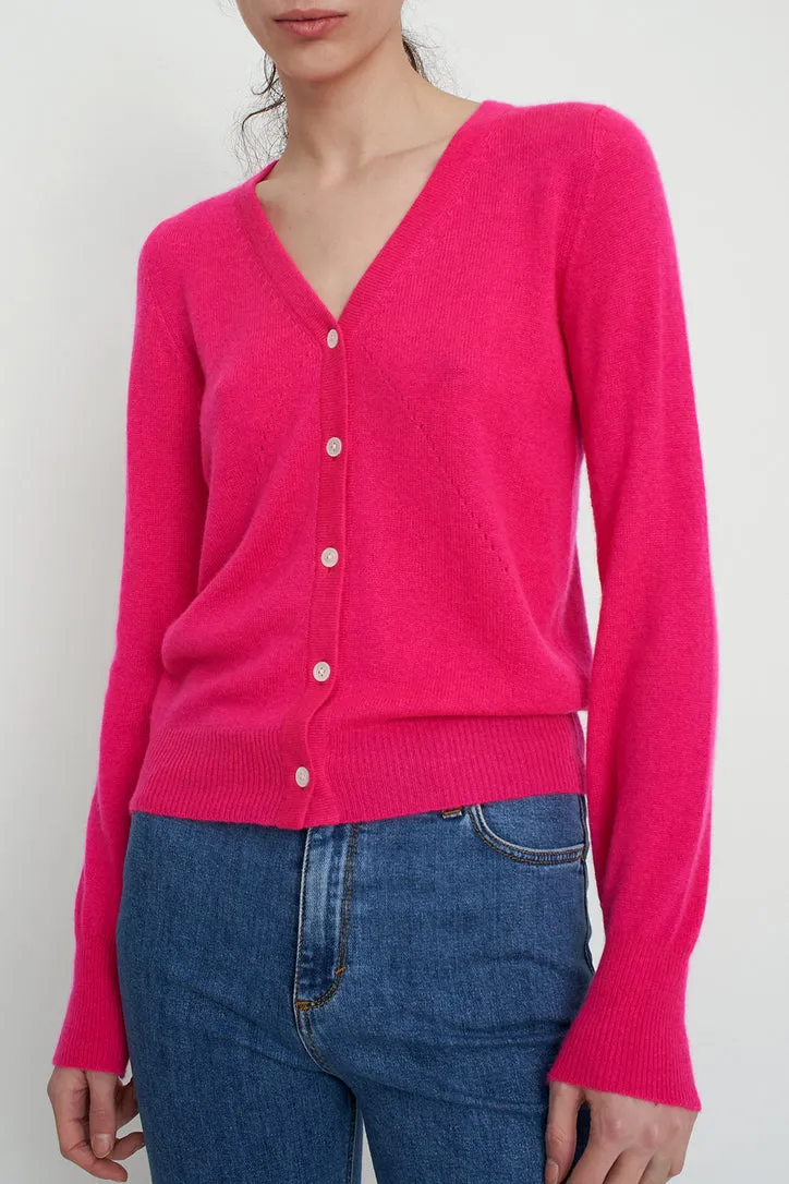 Grace Cardigan, Hot Pink