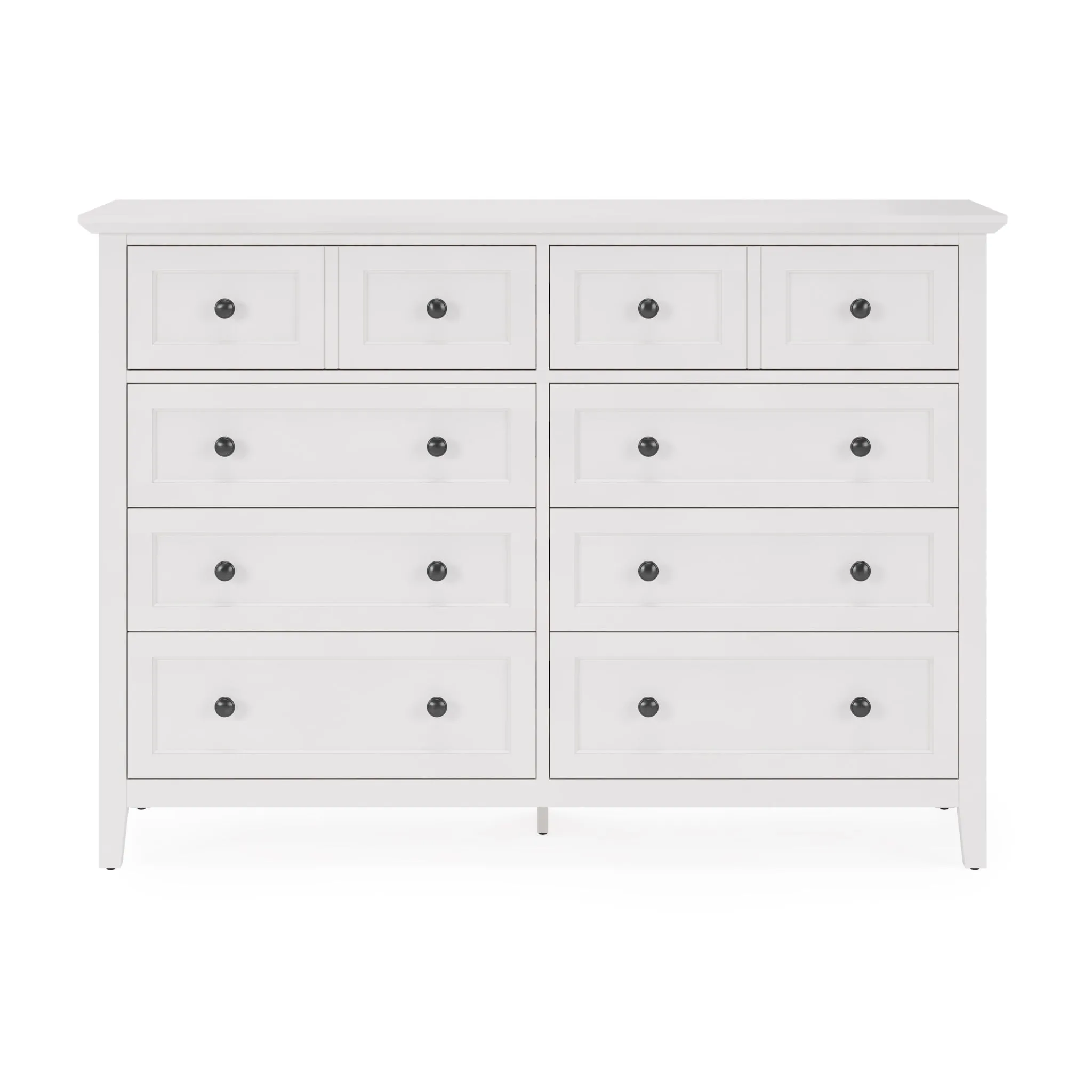 Grace Eight Drawer Dresser in Snowfall White (2024)