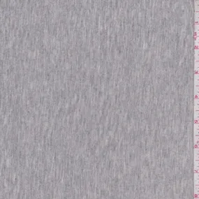 Heather Grey Rayon Jersey Knit Fabric