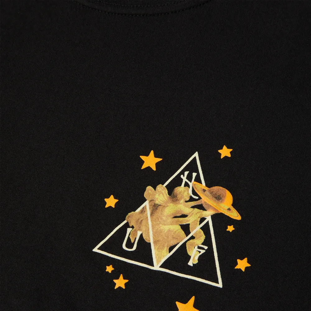 HUF X SMASHING PUMPKINS INFINITE STAR GIRL TEE // BLACK