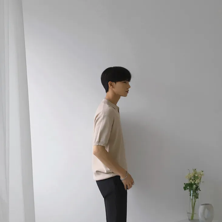 [Korean Style] 3 Colors Basic Polo Shirts