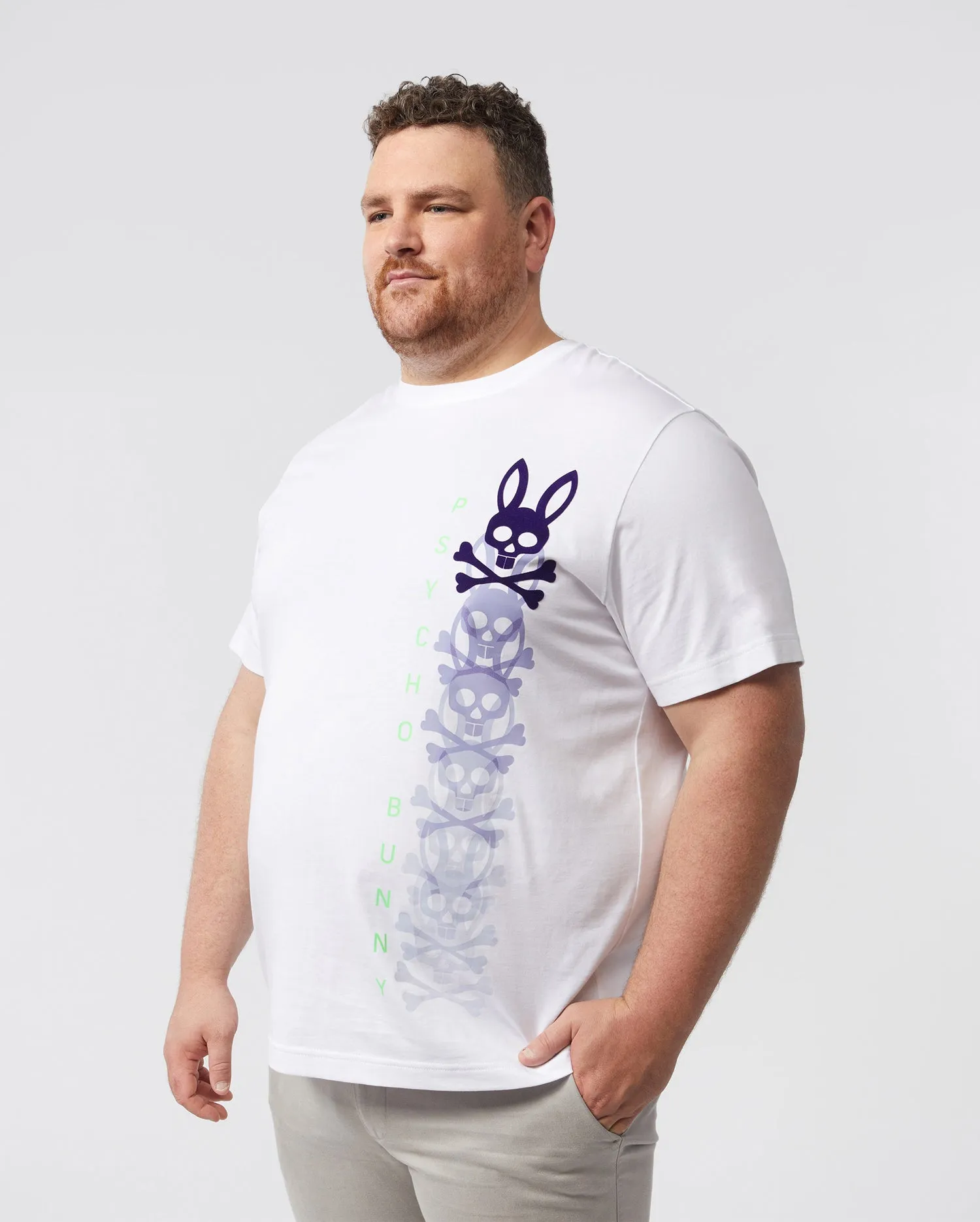 MENS BIG AND TALL HUDSON BUNNY LOGO TEE - B9U764U1PC