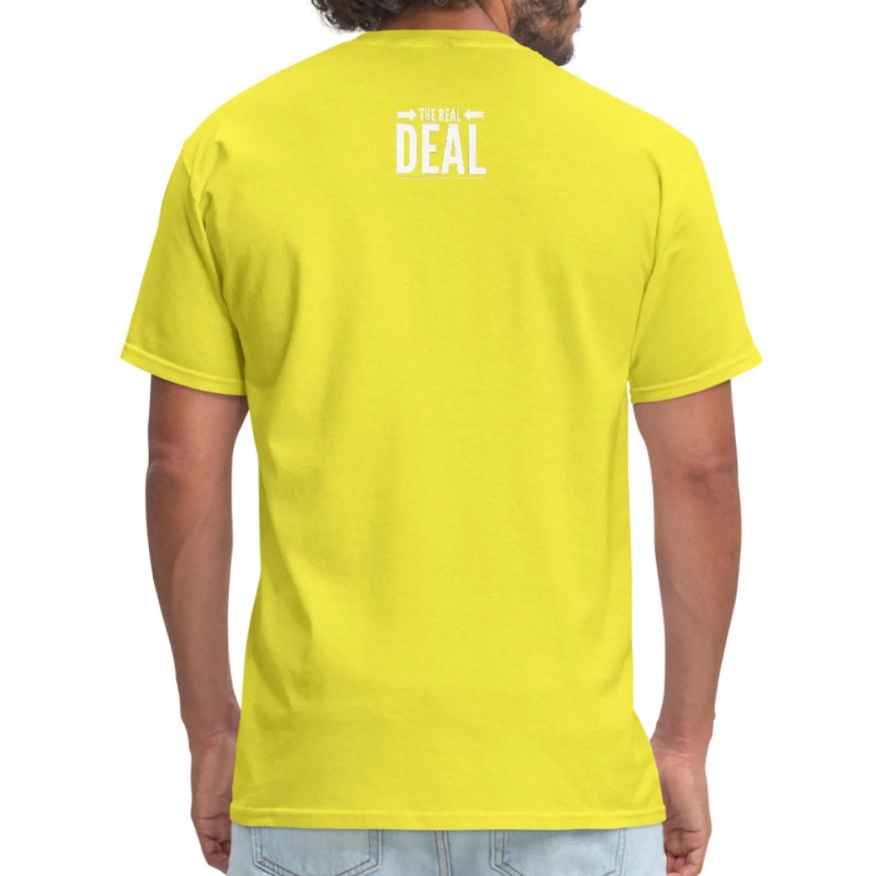 Mens Unisex T-shirt, The Real Deal Double Arrow Graphic Tee