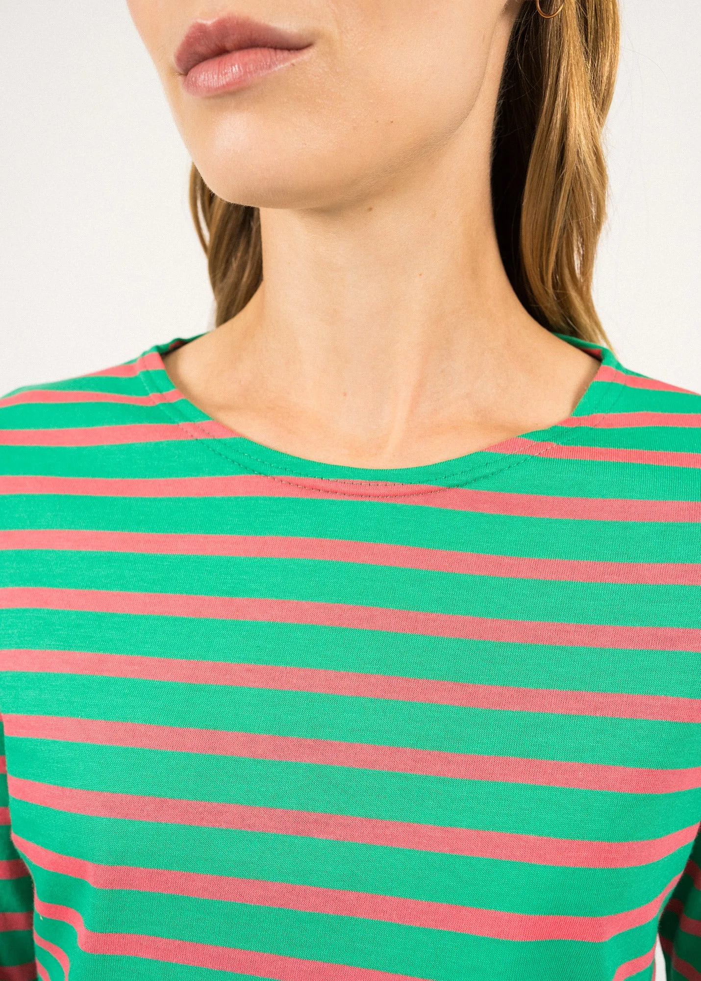 Minquidame striped sailor shirt - regular fit, in light cotton (TREFLE/DOLY)