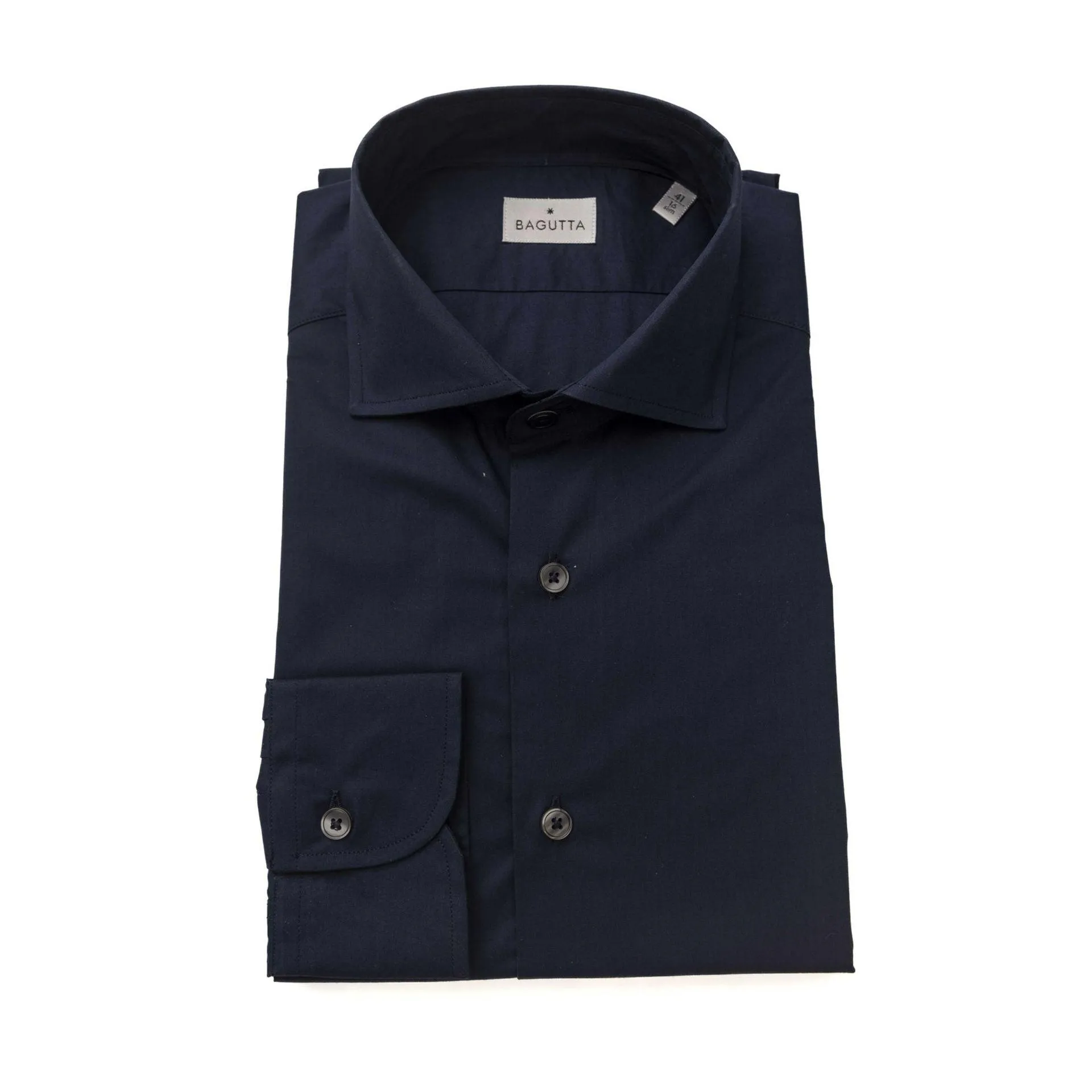 Navy Blue Men Dress Shirts - Bagutta Shirts