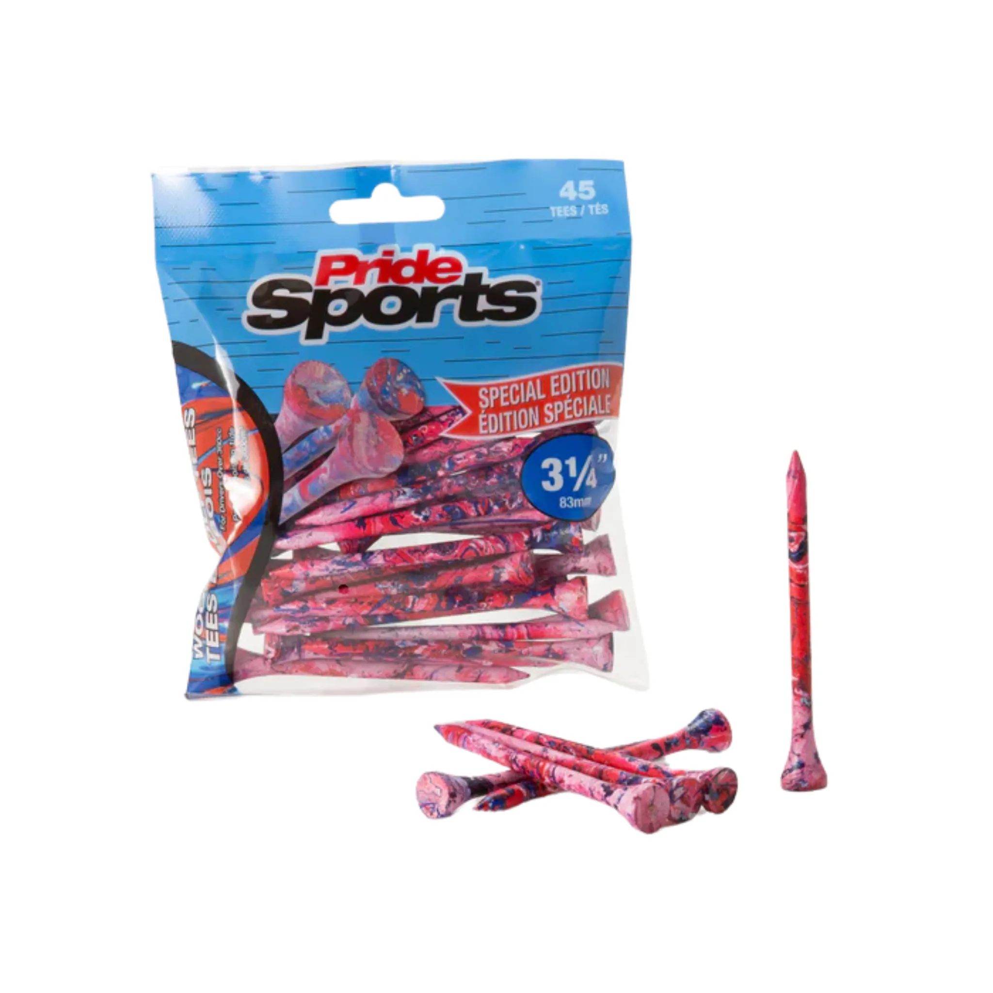 PrideSports Special Edition Paint Splatter Golf Tees