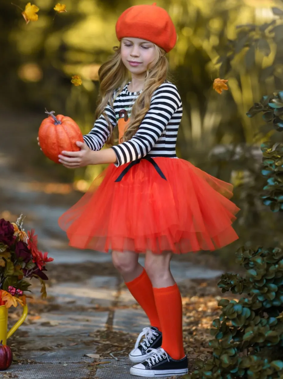 Pumpkin Chic Tutu Dress