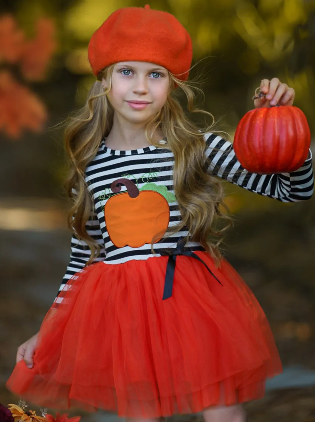 Pumpkin Chic Tutu Dress