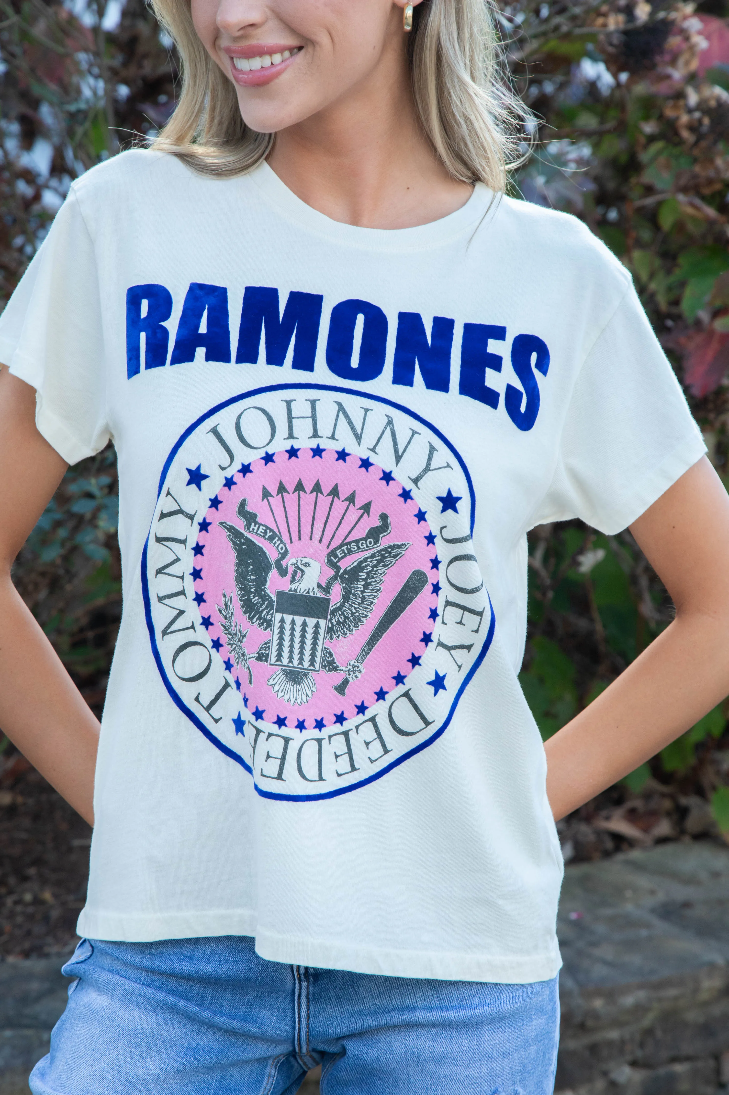 Ramones Classic Seal Tour Tee, Stone Vintage | Daydreamer