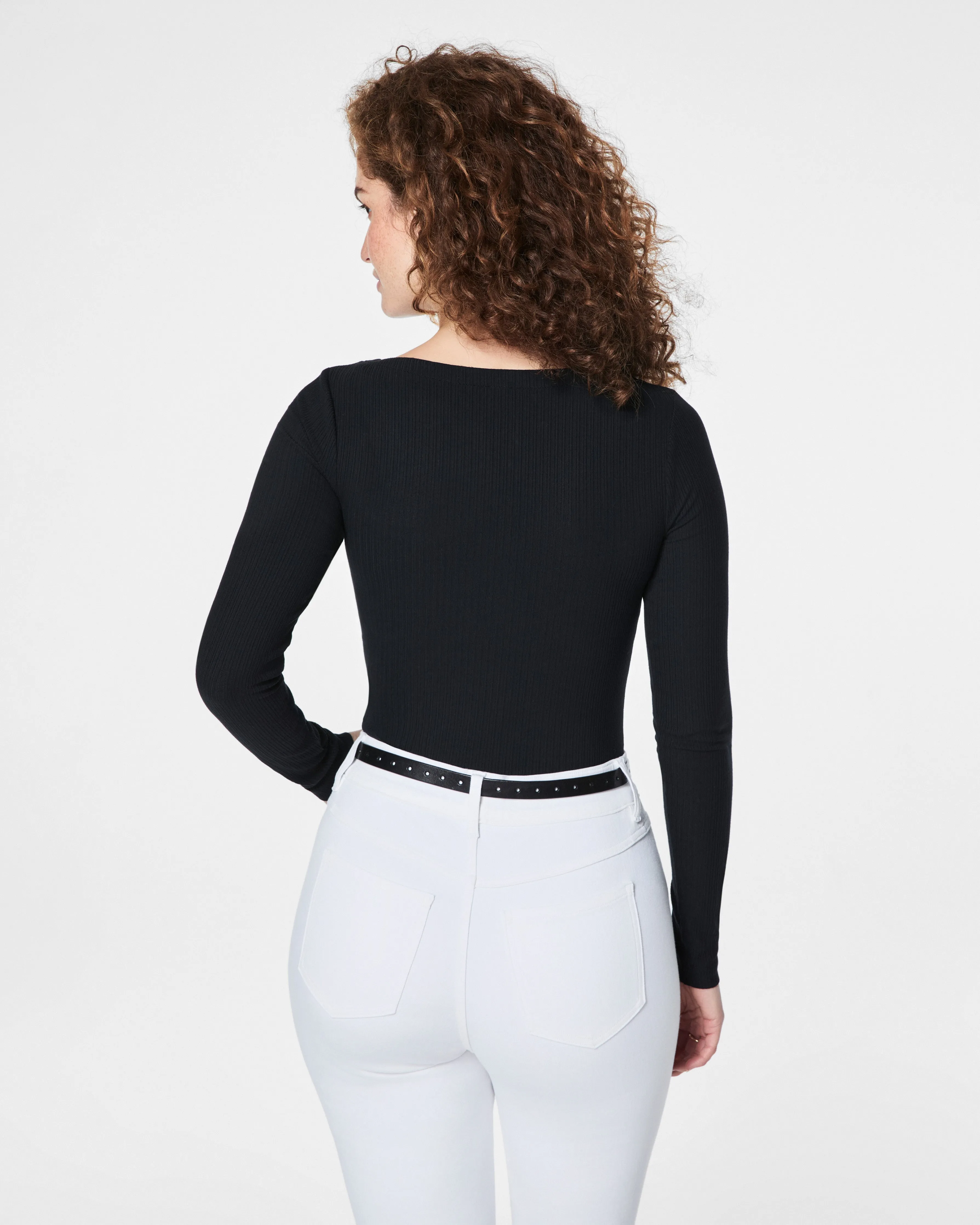 SPANX® Stretch Rib Asymmetrical Top