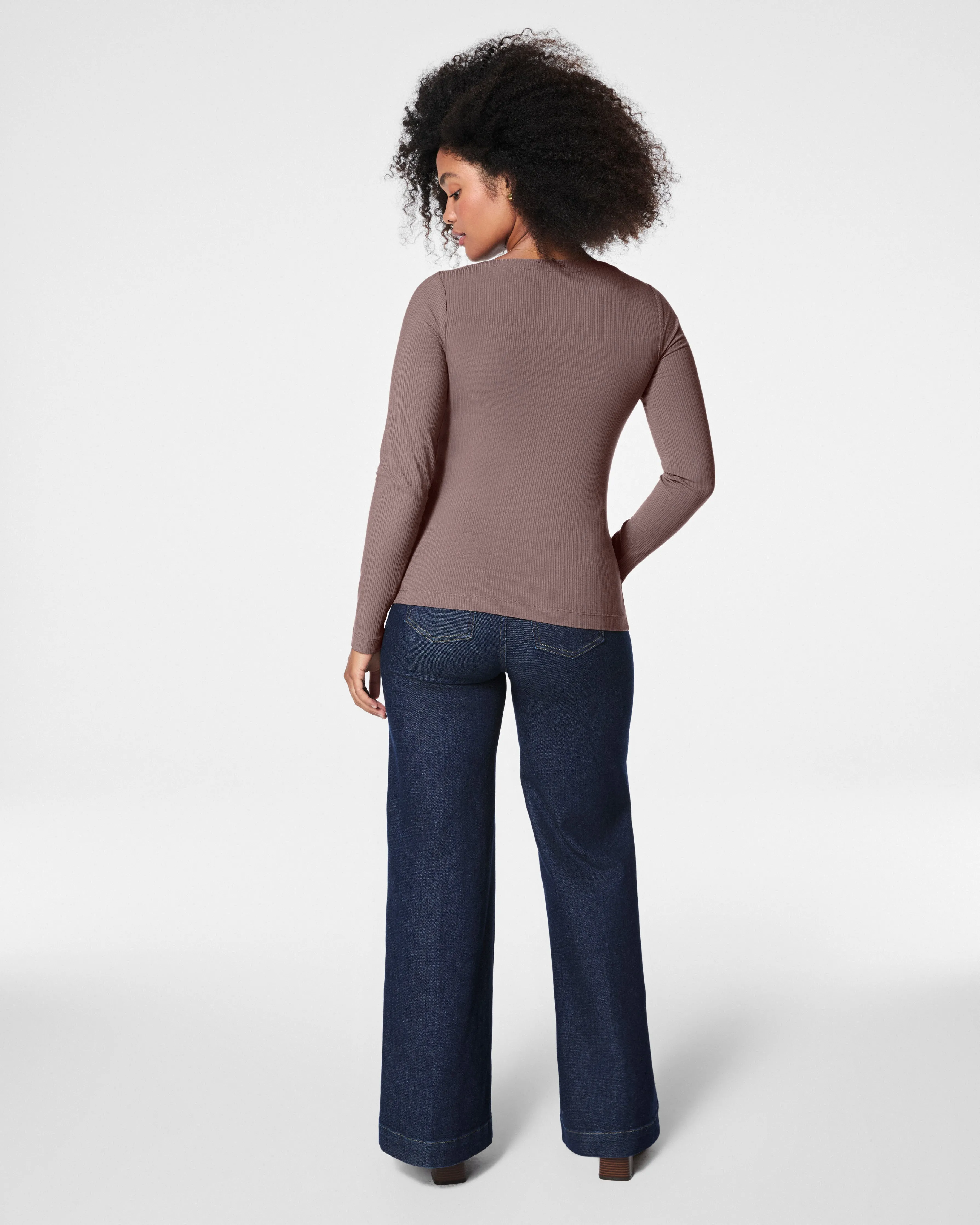 SPANX® Stretch Rib Asymmetrical Top