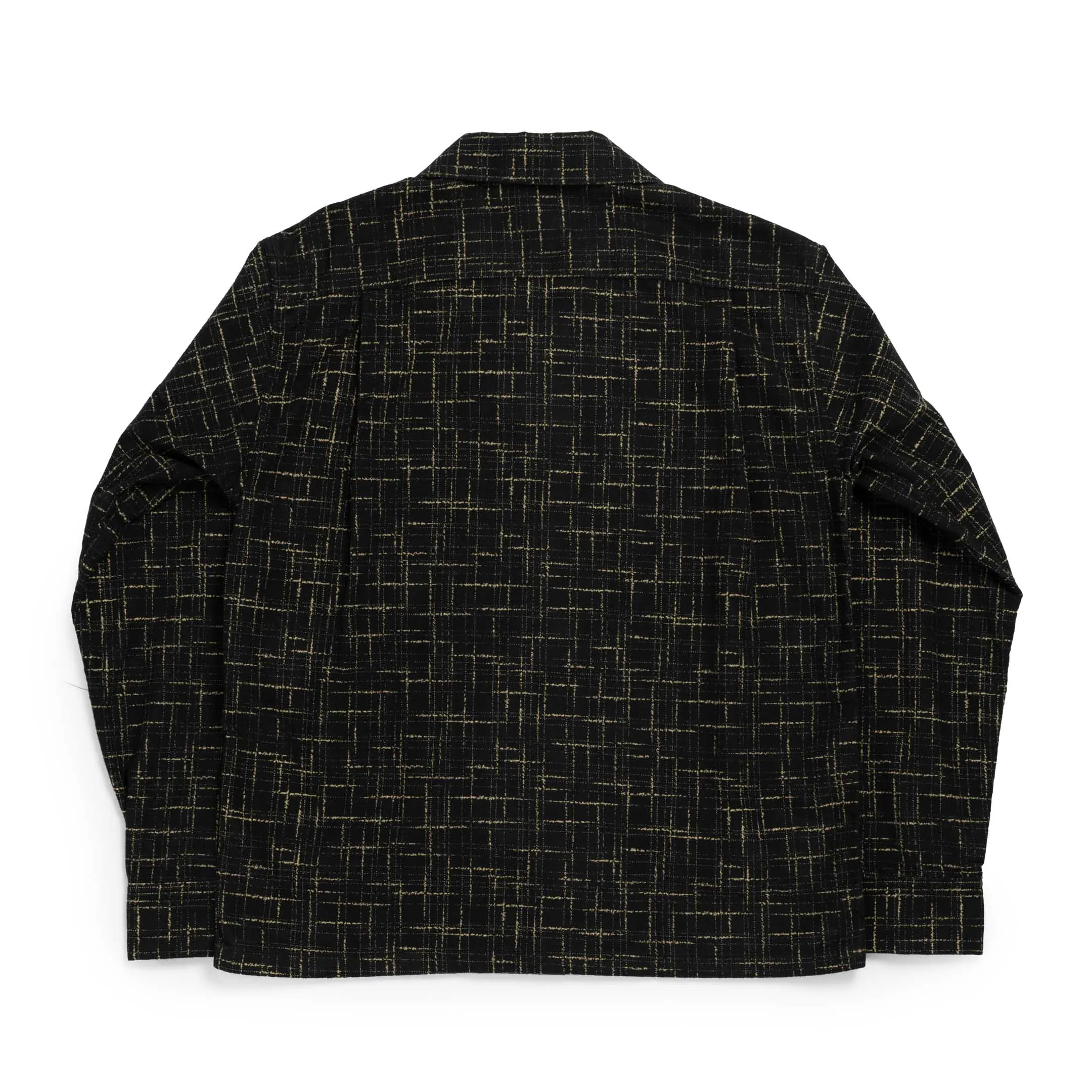 Style Eyes Splash Flannel Sport Shirt Black