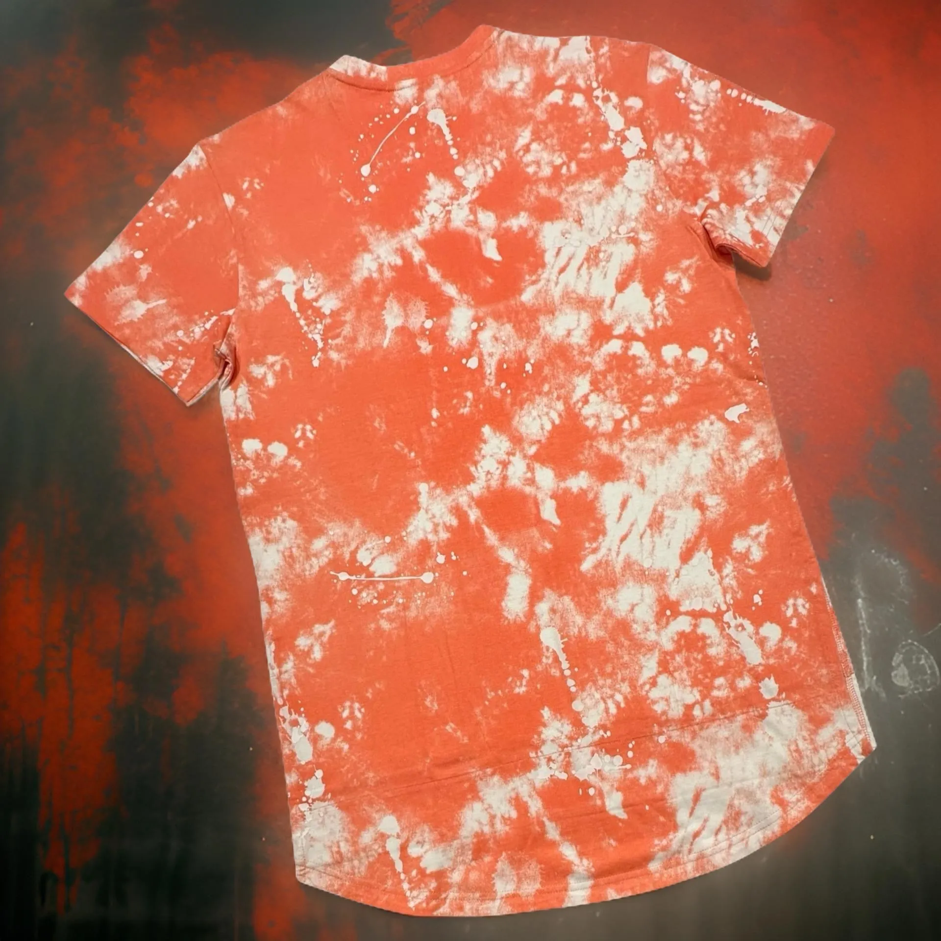 *SWITCH* (ORANGE PAINT SPLASH) *CUT-UP* FANCY TEE