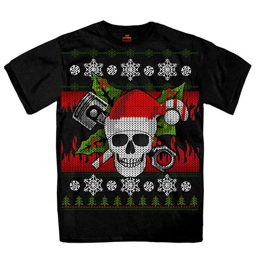 The Bikers Christmas "Knitted Look" T Shirt