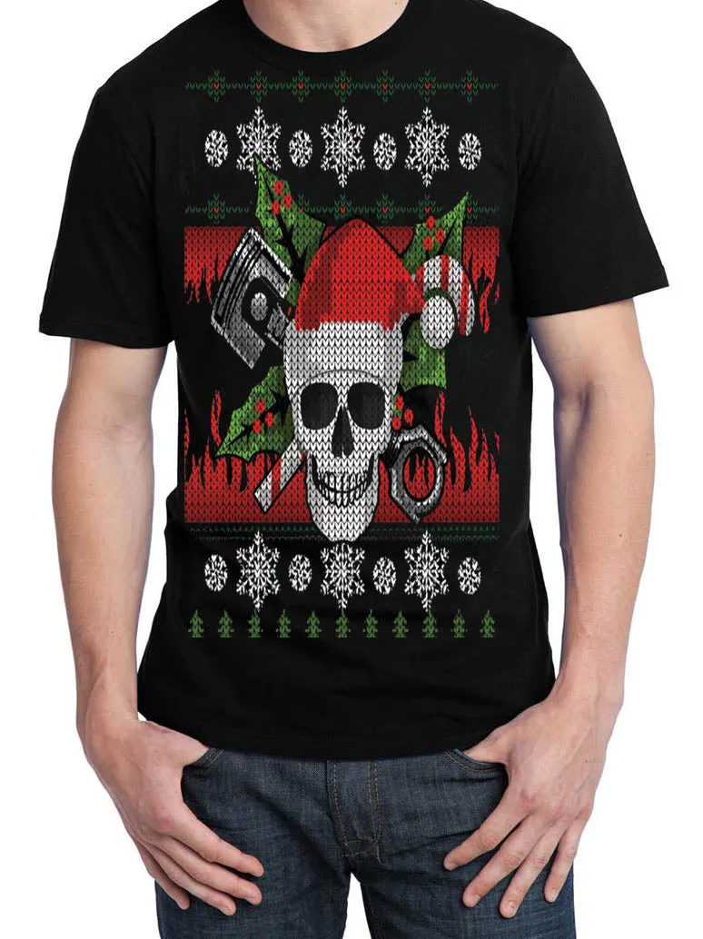 The Bikers Christmas "Knitted Look" T Shirt