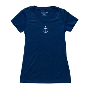 Tiny Anchor Ladies Scoop Tee