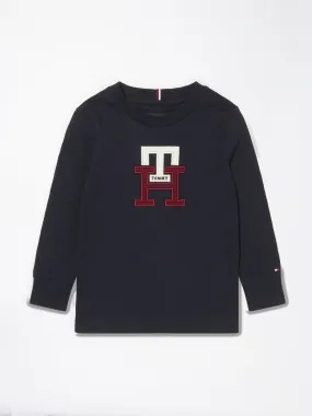 Tommy Hilfiger Boys Long Sleeve Monogram T-Shirt