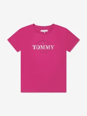 Tommy Hilfiger Girls Graphic Logo T-Shirt