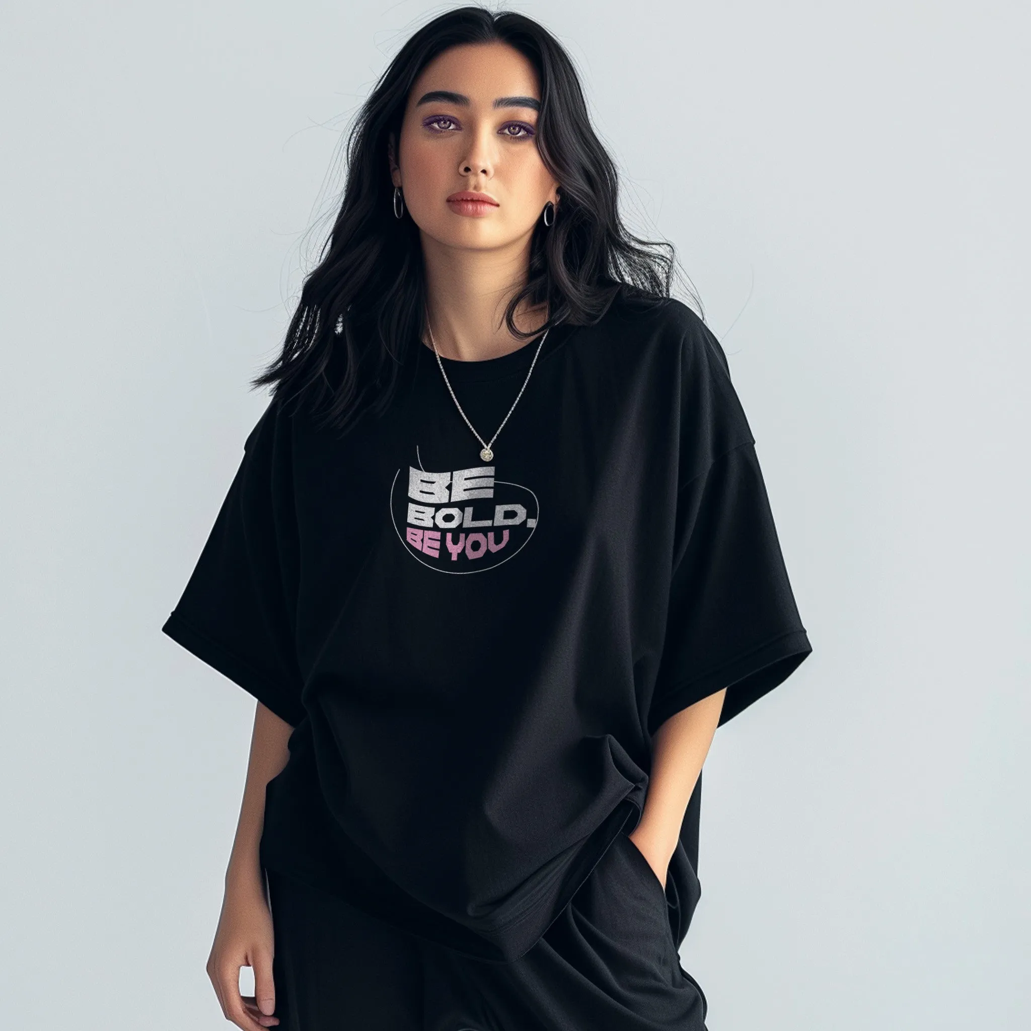 Unisex Be Bold Oversized Graphic Tees