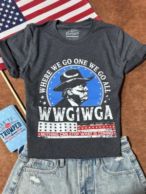 WWG1WGA Unisex Trump Graphic Tee