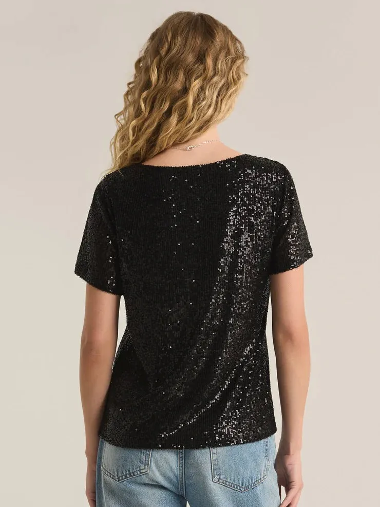 {Z Supply} Marbella Sequin Top